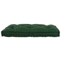 Coussin de canapé paletteen tissu vert 