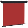 Auvent latéral de balcon 175x250 cm Rouge 