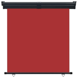Auvent latéral de balcon 175x250 cm Rouge 