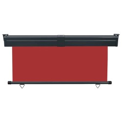 Auvent latéral de balcon 175x250 cm Rouge 