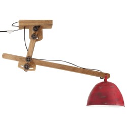Plafonnier 25 W rouge délavé 105x30x65-108cm E27 