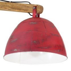 Plafonnier 25 W rouge délavé 105x30x65-108cm E27 