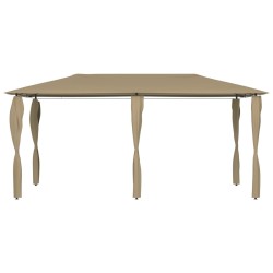 Belvédère avec revêtement de poteaux 2,98x5,3x2,59 m 160 g/m² 