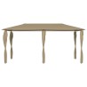 Belvédère avec revêtement de poteaux 2,98x5,3x2,59 m 160 g/m² 
