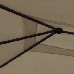 Belvédère avec revêtement de poteaux 2,98x5,3x2,59 m 160 g/m² 