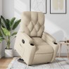 Fauteuil inclinable Crème Tissu 