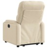 Fauteuil inclinable Crème Tissu 