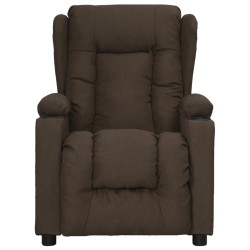 Fauteuil Marron foncé Tissu 