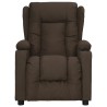 Fauteuil Marron foncé Tissu 