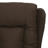 Fauteuil Marron foncé Tissu 