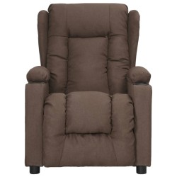 Fauteuil Taupe Tissu 