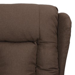 Fauteuil Taupe Tissu 