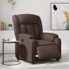 Fauteuil inclinable électrique Marron Similicuir 