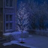 Sapin de Noël 1200 LED bleu Cerisier en fleurs 400 cm 