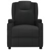 Fauteuil inclinable électrique Noir Similicuir 