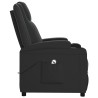Fauteuil inclinable électrique Noir Similicuir 