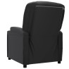 Fauteuil inclinable électrique Noir Similicuir 