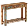 Table console 110x30x76 cm Bois massif de récupération 