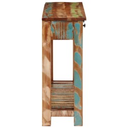 Table console 110x30x76 cm Bois massif de récupération 