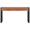 Bureau avec 2 tiroirs 140x40x75 cm Bois de teck 
