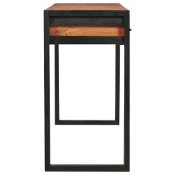 Bureau avec 2 tiroirs 140x40x75 cm Bois de teck 