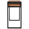 Bureau avec 2 tiroirs 140x40x75 cm Bois de teck 