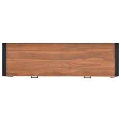 Bureau avec 2 tiroirs 140x40x75 cm Bois de teck 