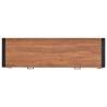Bureau avec 2 tiroirs 140x40x75 cm Bois de teck 