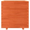 Jardinière cire marron 70x70x72 cm bois de pin massif 