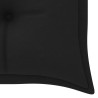 Banc de jardin empilable et coussin 159 cm Bois de teck massif 