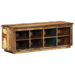 Banc à chaussures 110x35x40 cm Bois massif de récup 