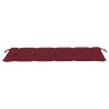 Banc de jardin empilable et coussin 159 cm Bois de teck massif 
