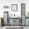 Ensemble d'armoires de salle de bain 4 pcs sonoma gris 