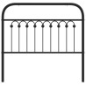 Tête de lit métal noir 100 cm 