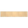 Tapis rectangulaire naturel clair 80x400 cm bambou 