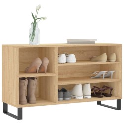 Armoire à chaussures Chêne sonoma 102x36x60cm Bois d'ingénierie 