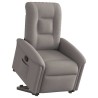 Fauteuil inclinable taupe tissu 