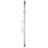 Douche de jardin avec base gris 220 cm Aluminium 