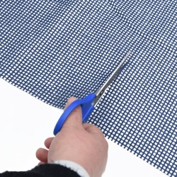 Tapis de tente bleu 4,5x2,5 m 