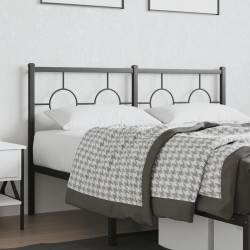 Tête de lit métal noir 140 cm 