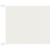 Auvent vertical Blanc 180x600 cm Tissu oxford 