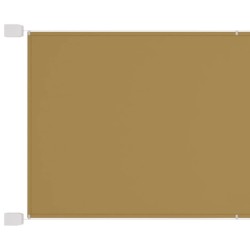 Auvent vertical Beige 180x600 cm Tissu oxford 