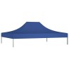 Toit de tente de réception 4,5x3 m Bleu 270 g/m² 