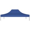 Toit de tente de réception 4,5x3 m Bleu 270 g/m² 