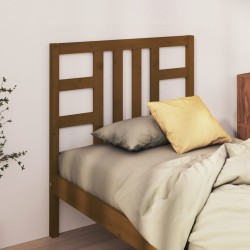 Tête de lit Marron miel 106x4x100 cm Bois massif de pin 