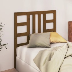Tête de lit Marron miel 106x4x100 cm Bois massif de pin 