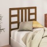 Tête de lit Marron miel 106x4x100 cm Bois massif de pin 