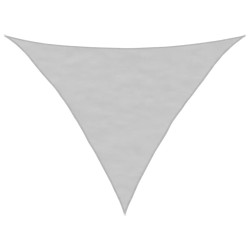 Voile d'ombrage gris clair 5x5x6 m 100% polyester oxford 