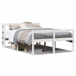 Lit pour personne âgée avec tête de lit sans matelas 150x200 cm 