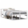 Lit pour personne âgée avec tête de lit sans matelas 150x200 cm 